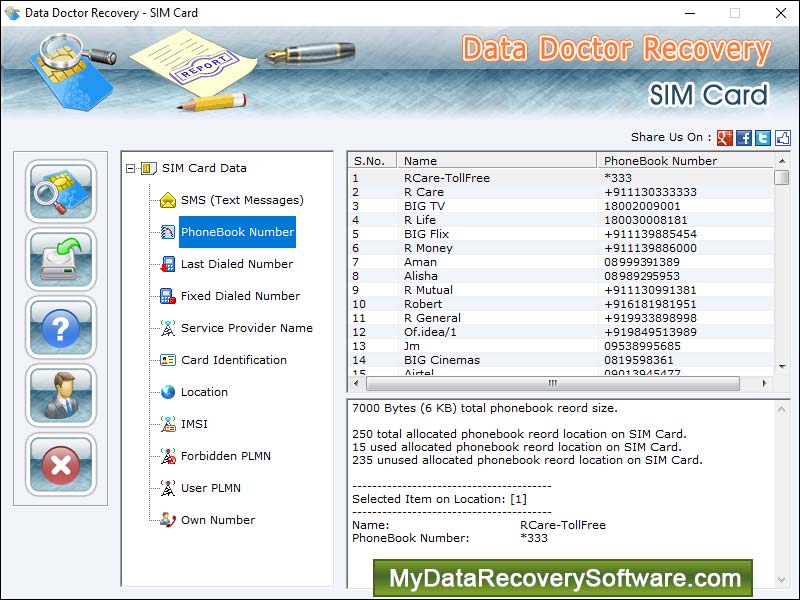Recover SIM Card Data